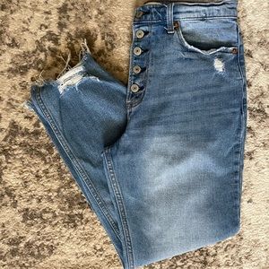 High Waisted Mom Jeans